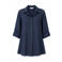 Paprika linnen blouse Plus Size - marineblauw