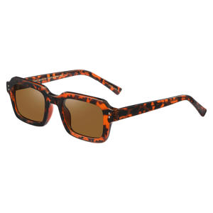 zonnebril Holme met tortoise print bruin