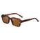 Eco Shades zonnebril Holme met tortoise print bruin