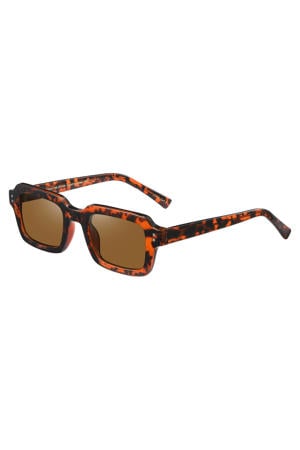 zonnebril Holme met tortoise print bruin