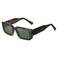 Eco Shades zonnebril Gallina met tortoise print donkerbruin