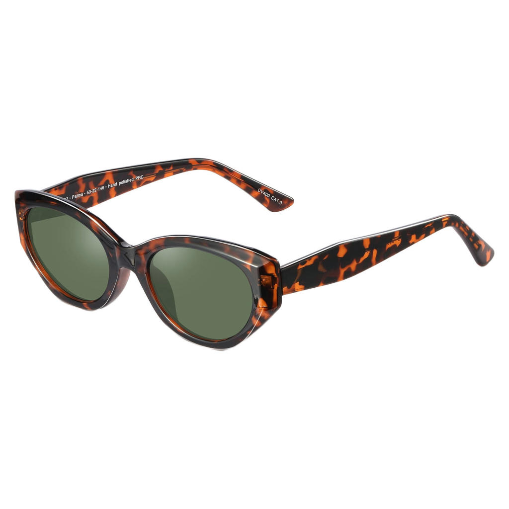 Eco Shades zonnebril Palma met tortoise print bruin