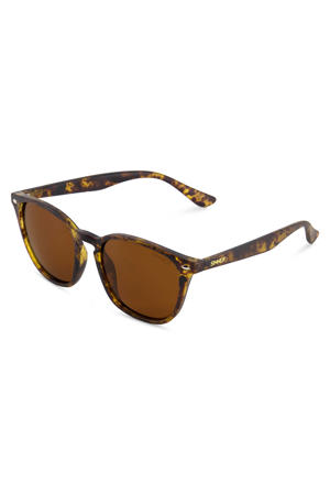 zonnebril met tortoise print Sorai bruin