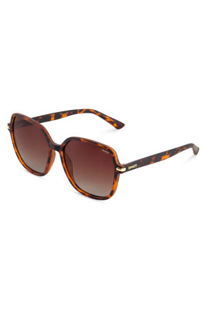 zonnebril met tortoise print Barfleur bruin