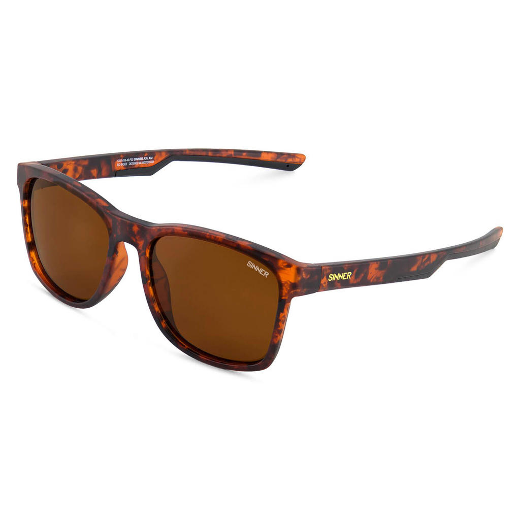 Sinner zonnebril met tortoise print Zuni bruin