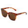 Sinner zonnebril met tortoise print Marathi bruin