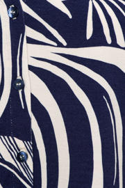 thumbnail: &Co Woman viscose blouse met print - donkerblauw