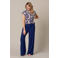 &Co Woman viscose blouse met print - donkerblauw