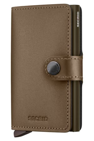 pasjeshouder Matte Satin Wallet brons