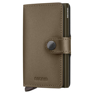 pasjeshouder Matte Satin Wallet brons