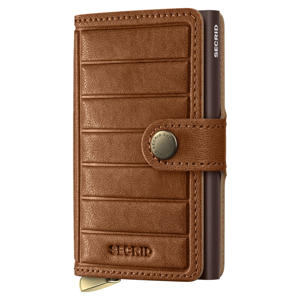 pasjeshouder Wallet Emboss Lines cognac