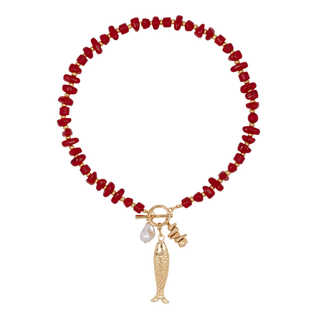 Life of Bulu ketting Noortje rood