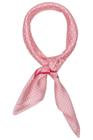 sjaaltje Solin met stippen roze