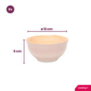 thumbnail: Cookinglife Kleine Kommen Pastel Harmony ø 12 cm - 6 Stuks