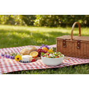 thumbnail: Cookinglife Soepkommen / Kommen - CampVibe - Outdoor - Kunststof - Onbreekbaar - Wit ø 16.8 cm - 4 Stuks