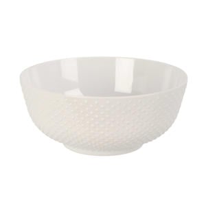 Soepkommen / Kommen - CampVibe - Outdoor - Kunststof - Onbreekbaar - Wit ø 16.8 cm - 4 Stuks