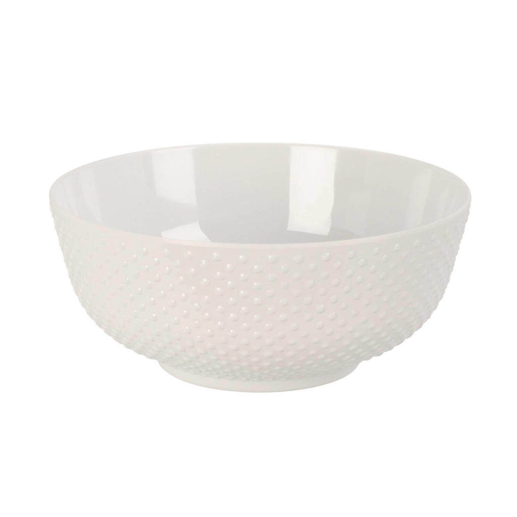 Cookinglife Soepkommen / Kommen - CampVibe - Outdoor - Kunststof - Onbreekbaar - Wit ø 16.8 cm - 4 Stuks