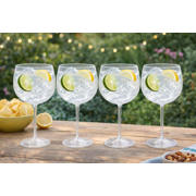 thumbnail: Cookinglife Gin Tonic Glazen Kunststof - CampVibe - Outdoor - Onbreekbaar - 570 ml - 4 Stuks