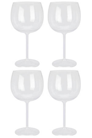 Gin Tonic Glazen Kunststof - CampVibe - Outdoor - Onbreekbaar - 570 ml - 4 Stuks