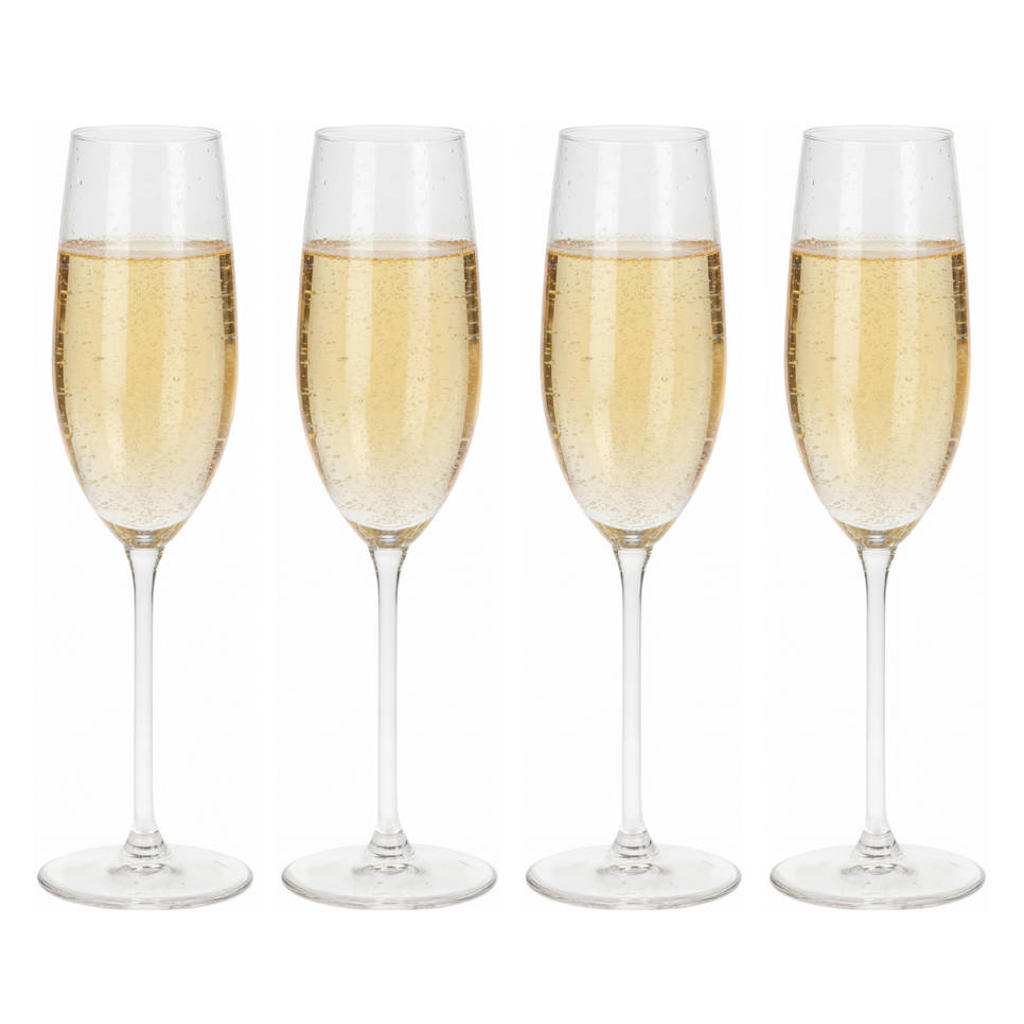 Cookinglife Champagneglazen Solare 210 ml - 4 Stuks