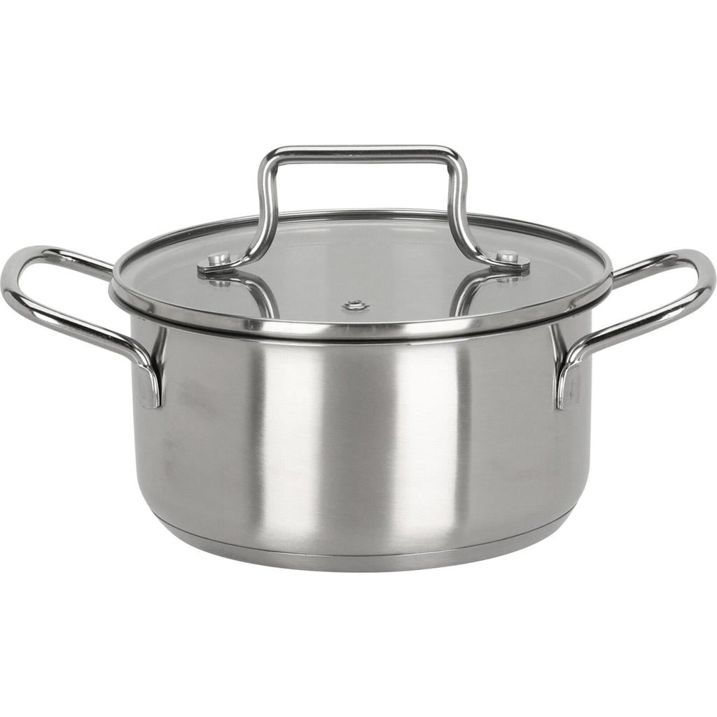 Cookinglife Kookpan Essential Steel RVS Ø 22 cm - 3.8 liter - geschikt voor alle warmtebronnen