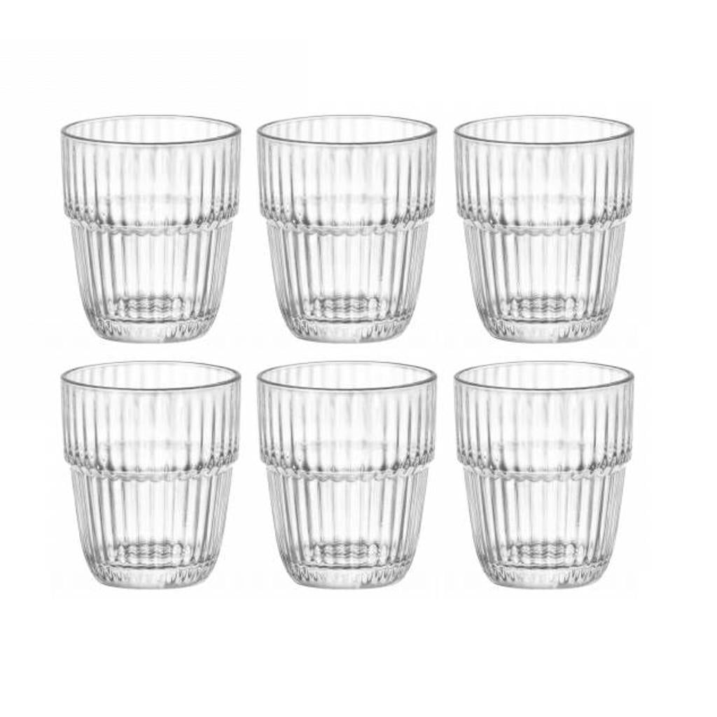 Bormioli Rocco Waterglazen Stapelbaar - Barshine - 210 ml - 6 stuks