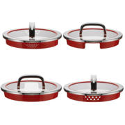 thumbnail: WMF  Pannenset Function 4 - RVS - 5 Delig - Downdraft Geschikt - Kookpan ø 16, 20, 20 en 24 cm en Steelpan ø 16 cm
