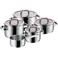 WMF  Pannenset Function 4 - RVS - 5 Delig - Downdraft Geschikt - Kookpan ø 16, 20, 20 en 24 cm en Steelpan ø 16 cm