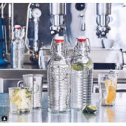 thumbnail: Bormioli Rocco Beugelflessen / Weckflessen Officina 1825 - Transparant - 1.2 liter - 4 stuks