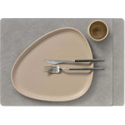 thumbnail: LIND DNA LIND DNA Placemats Hippo - Leer - Anthracite Grey - 45 x 35 cm - 2 Stuks