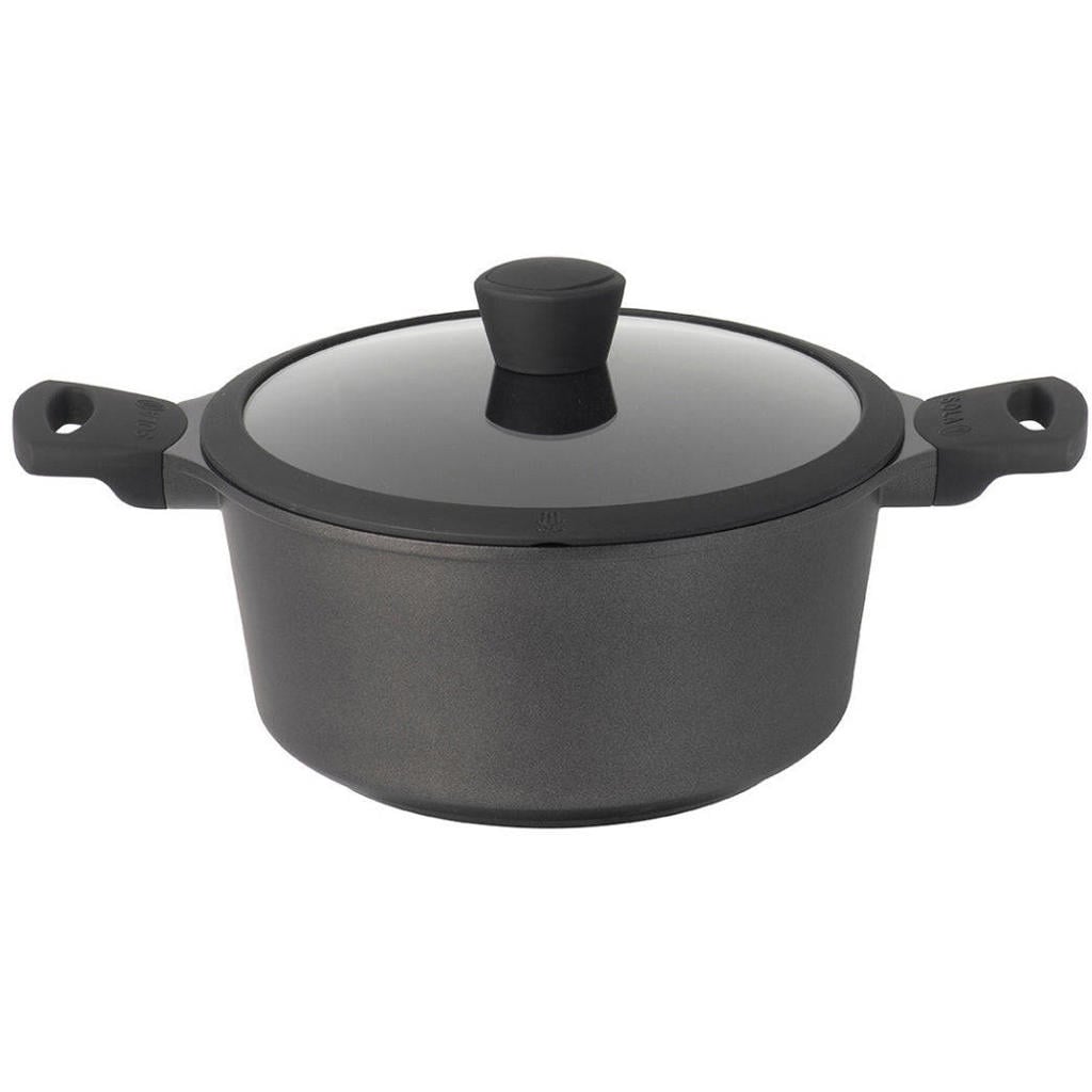 Sola Braadpan met deksel Ceramic Deluxe ø 24 cm - keramische anti-aanbaklaag