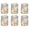 Bormioli Rocco Weckpot Fido - 10 x 10 cm / 750 ml - vierkant - 6 stuks