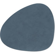 thumbnail: LIND DNA LIND DNA Placemats Nupo - Leer - Dark Blue - Curved - 44 x 37 cm - 2 Stuks