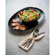 thumbnail: Cosy & Trendy Gebaksbordjes / Kleine Bordjes Vongola Black - 15 x 14 cm - 4 Stuks