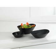 thumbnail: Cosy & Trendy Gebaksbordjes / Kleine Bordjes Vongola Black - 15 x 14 cm - 4 Stuks