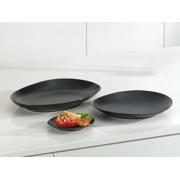 thumbnail: Cosy & Trendy Gebaksbordjes / Kleine Bordjes Vongola Black - 15 x 14 cm - 4 Stuks
