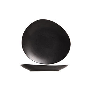 Gebaksbordjes / Kleine Bordjes Vongola Black - 15 x 14 cm - 4 Stuks