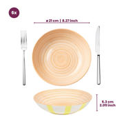 thumbnail: Cookinglife Diepe Borden / Pastaborden Spring Vibes ø 21 cm - 6 Stuks