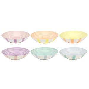 Diepe Borden / Pastaborden Spring Vibes ø 21 cm - 6 Stuks