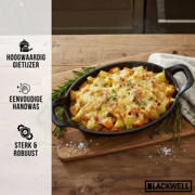 thumbnail: Blackwell Ovenschaal Cast Iron Gietijzer Ovaal 21 x 15 x 4 cm - zonder anti-aanbaklaag