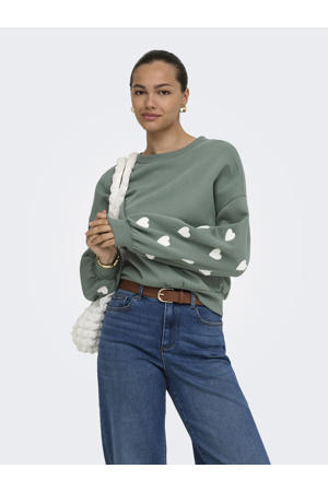 sweater met hartjes
