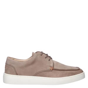 Wave suède sneakers taupe