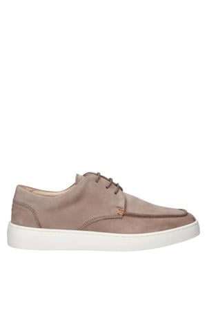Wave suède sneakers taupe