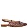 Gabor leren slingback loafers bruin