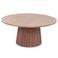 Giga Meubel Salontafel Salvador - Donkerbruin Hout - 80x80x38cm