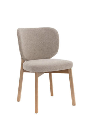 Eetkamerstoel Nobu - Beige/Naturel Eiken - Set van 2