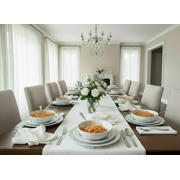 thumbnail: Cosy & Trendy Serviesset Toulouse 18-delig / 6 personen - 6 dinerborden, 6 ontbijtborden & 6 diepe borden
