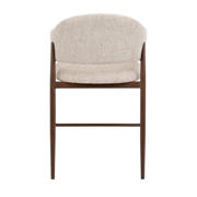 thumbnail: Giga Meubel Barkruk DÃ©nia - Beige/Walnoot - Zithoogte 75cm (set van 2)