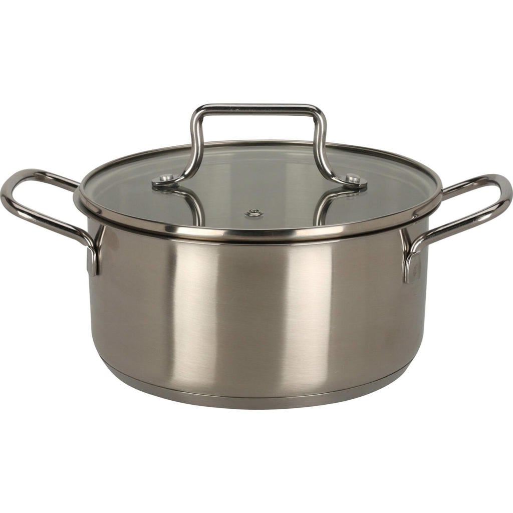 Cookinglife Kookpan Essential Steel RVS Ø 18 cm - 1.9 liter - geschikt voor alle warmtebronnen