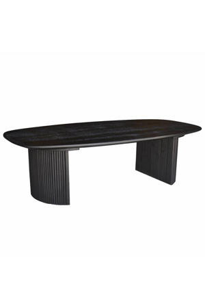Salontafel Feline - Deens Ovaal Zwart - 100cm
